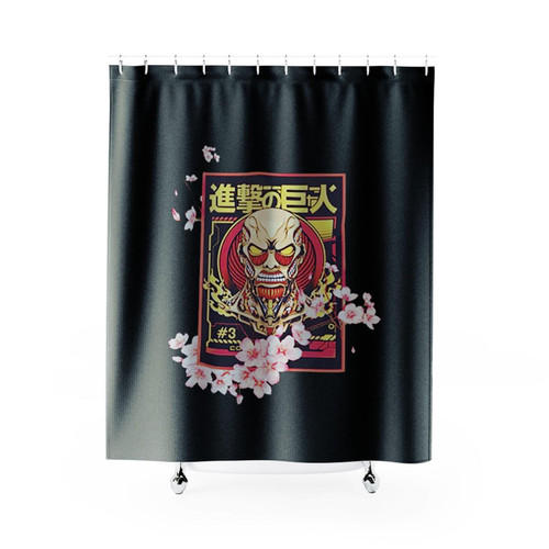 Colossal Titan Attack On Titan Anime Shower Curtains