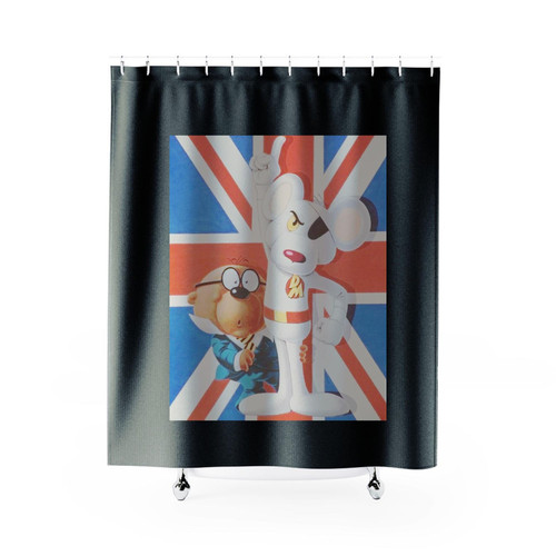 Danger Mouse Penfold British Tv Series Cartoon Shower Curtains Danger Mouse Penfold British Tv Series Cartoon Shower Curtains
