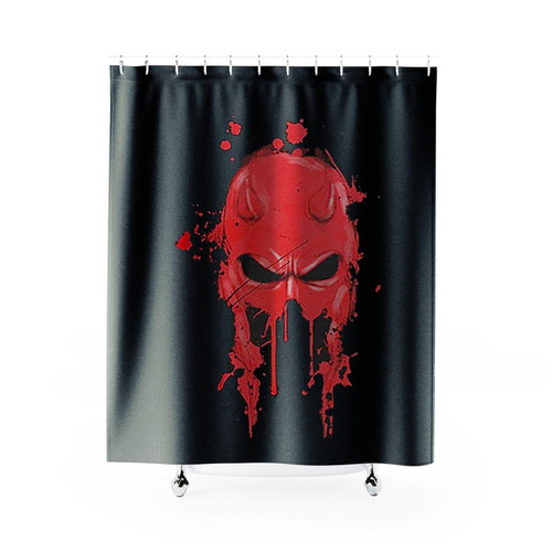 Daredevil Mask Shower Curtains