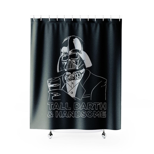 Darth Vader Tall Darth And Handsome Shower Curtains Darth Vader Tall Darth And Handsome Shower Curtains