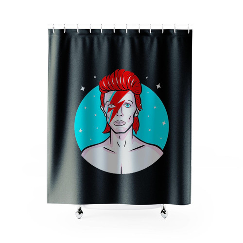 David Bowie Shower Curtains