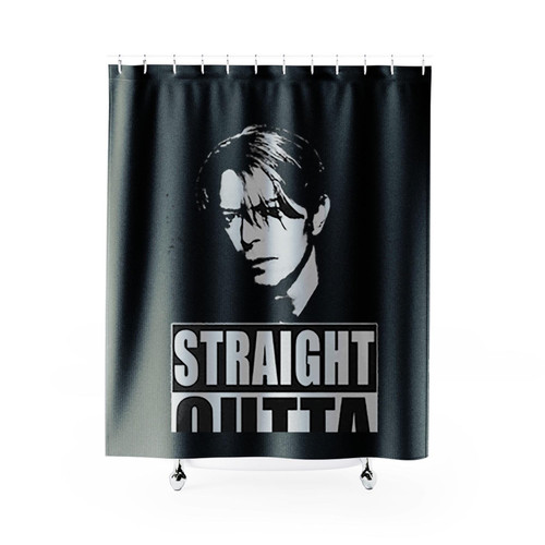 David Bowie Straight Outta Brixton Shower Curtains