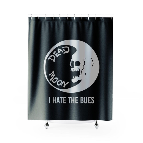 Dead Moon I Hate The Blues Band Merch Rock N Roll Shower Curtains