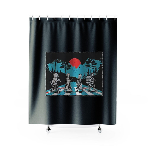 Demon Slayer Abbey Road Shower Curtains