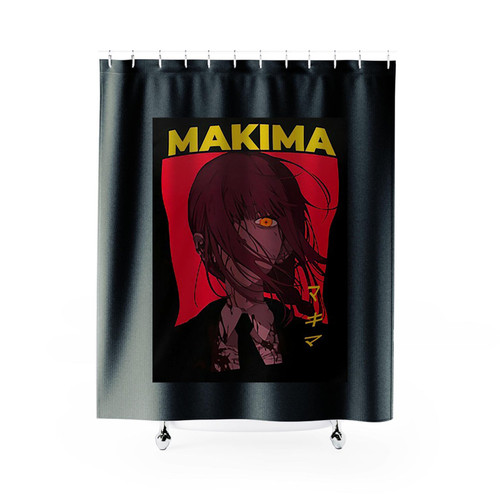 Devil Hunter Makima Chainsaw Man Shower Curtains
