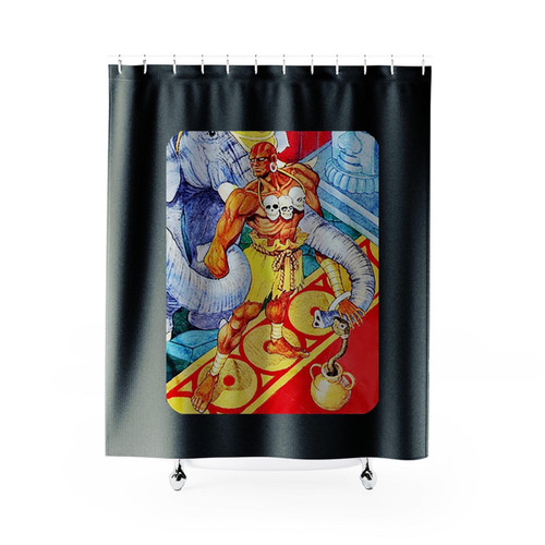 Dhalsim In Stage Street Fighting Shower Curtains
