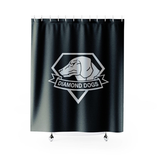 Diamond Dogs Metal Gear Tribute Shower Curtains