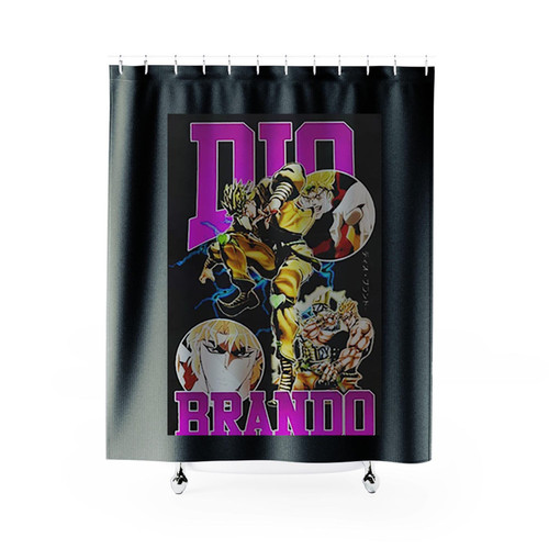 Dio Brando Jojo Bizarre Adventure Anime Shower Curtains