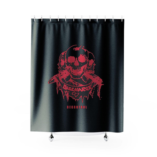 Discharge Decontrol Shower Curtains