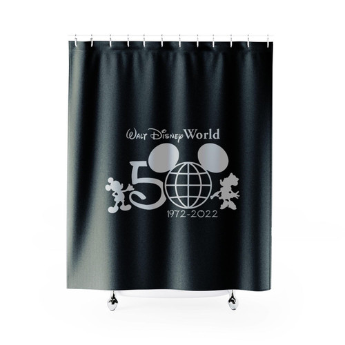 Disney 50Th Anniversary Celebration Shower Curtains