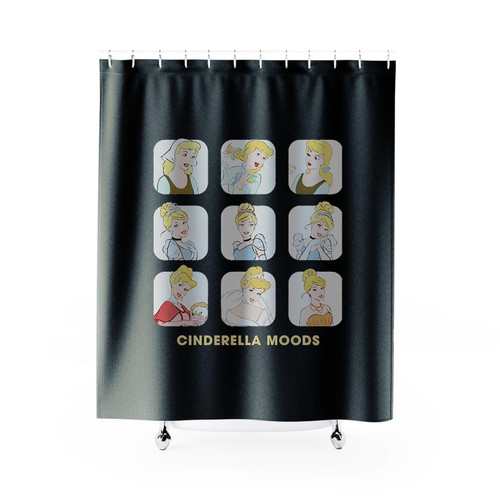 Disney Cinderella Moods Box Up Shower Curtains