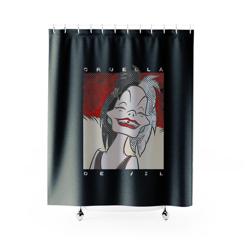 Disney Dalmatians Cruella Smile Shower Curtains