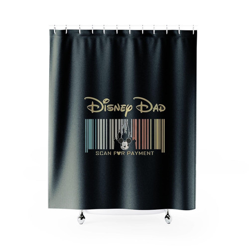 Disney Mom Dad Code Mickey Mouse Shower Curtains