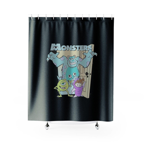 Disney Monsters Inc Mike Sully Boo Shower Curtains