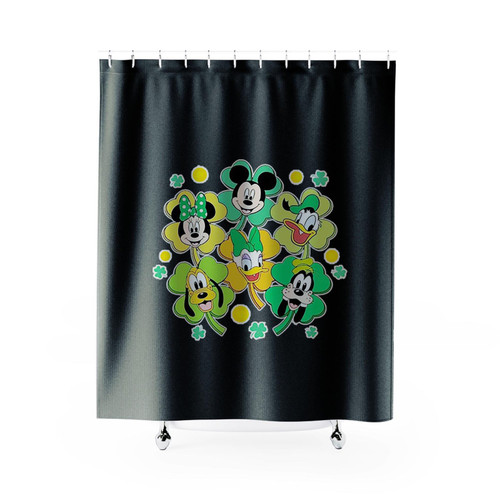 Disney St Patrick Is Day Mickey And Friends Shower Curtains