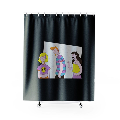 Distracted Boyfriend Meme Shower Curtains