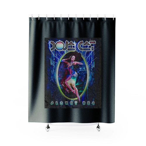Doja Cat Planet Her Vintage Shower Curtains
