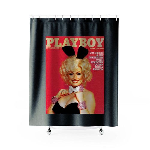 Dolly Parton Playboy Entertainment Shower Curtains