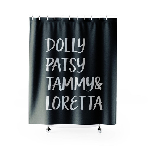 Dolly Patsy Tammy And Loretta Southern Girl Country Music Shower Curtains