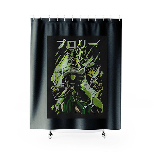 Dragonball Broly Roarr Classic Shower Curtains Dragonball Broly Roarr Classic Shower Curtains