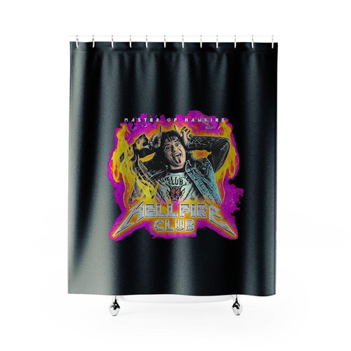 Eddie Munson Merch Meet Joe Quinn Shower Curtains Eddie Munson Merch Meet Joe Quinn Shower Curtains