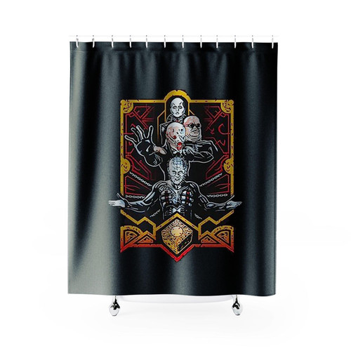Enter The Cenobites Pinhead Hellraiser Enter The Dragon Classic Horror Shower Curtains