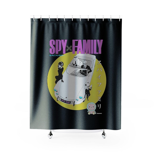 Family X Spy Forger Family And Bond Shower Curtains