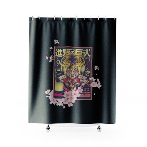 Female Titan Attack On Titan Shower Curtains