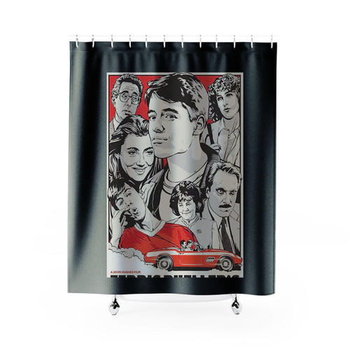 Ferris Buellers Day Off 80S Funny Film Retro Shower Curtains