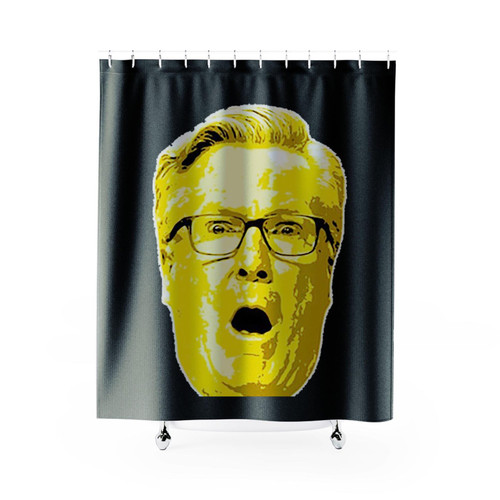 Fran Mccaffery Big Head Shower Curtains