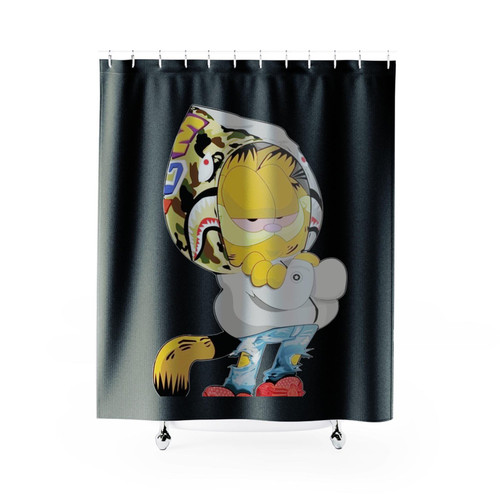 Garfield Bape Shower Curtains