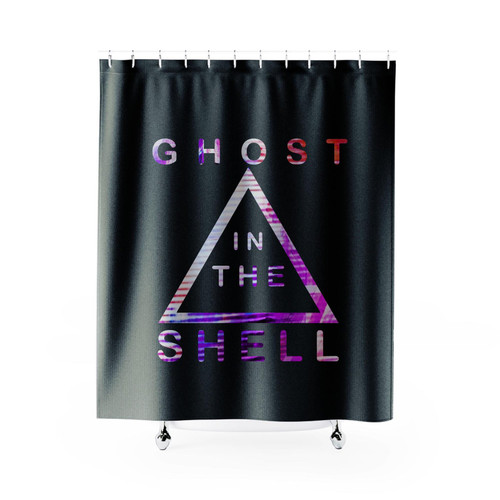 Ghost In The Shell Triangle Logo Shower Curtains