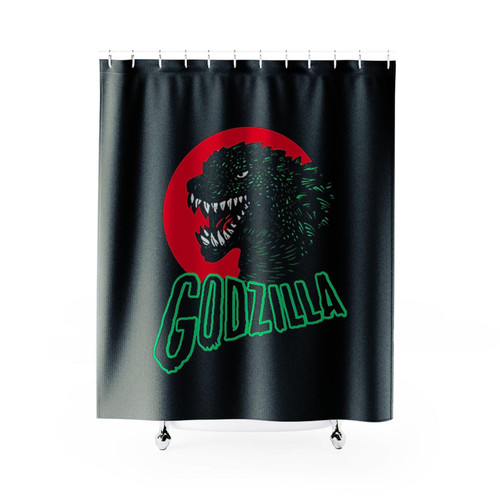 Godzilla Hait Wait Love Shower Curtains