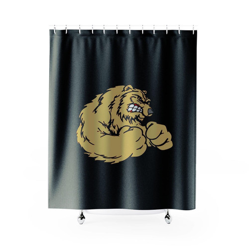 Angry Bear Logo Shower Curtains