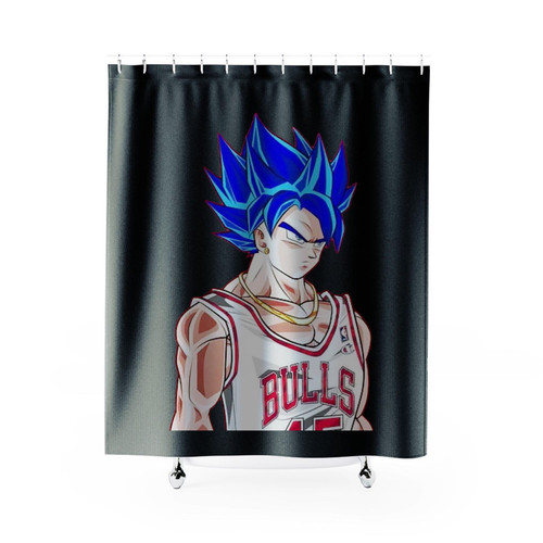 Goku Bulls Shower Curtains