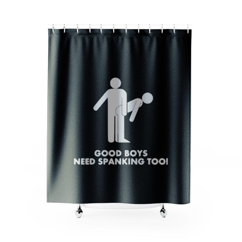 Good Boys Need Spankings Too Shower Curtains