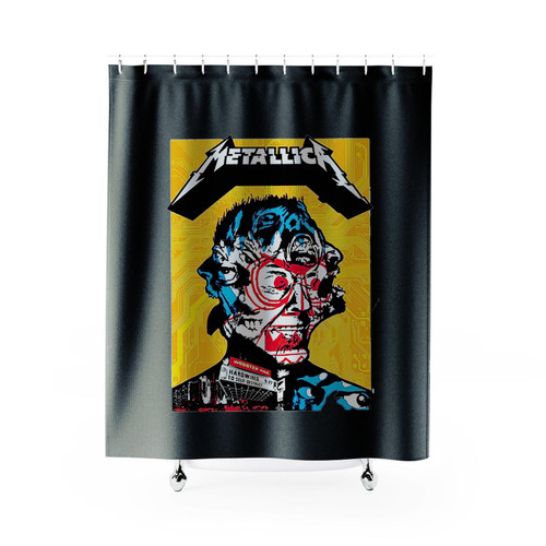 Hardwired Metallica Shower Curtains
