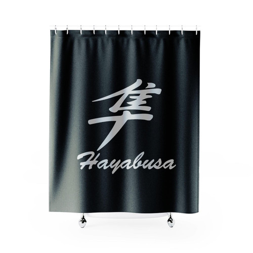 Hayabusa Logo Moorcycle Shower Curtains