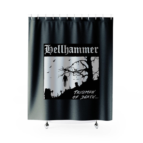 Hellhammer Triumph Of Death Shower Curtains Hellhammer Triumph Of Death Shower Curtains