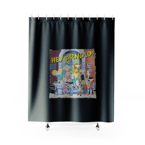 Hey Arnold Friends Group Shot Shower Curtains