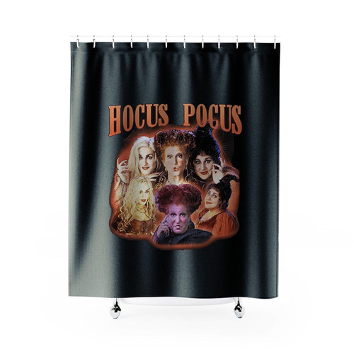 Hocus Pocus Logo Art Shower Curtains
