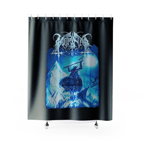 Horna Perima Vihassa Ja Verikostossa Shower Curtains