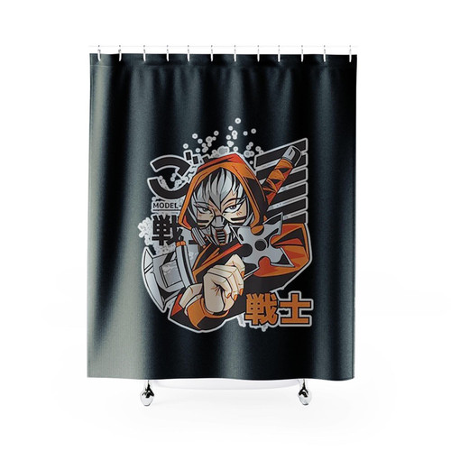 Anime Ninja Girl Shower Curtains