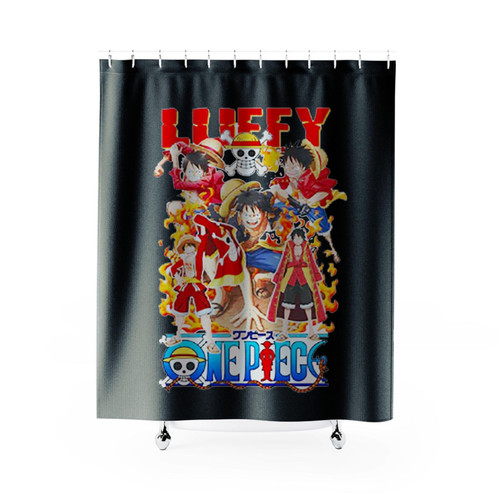 Anime One Piece Luffy Monkey D Luffy Ica001 Shower Curtains