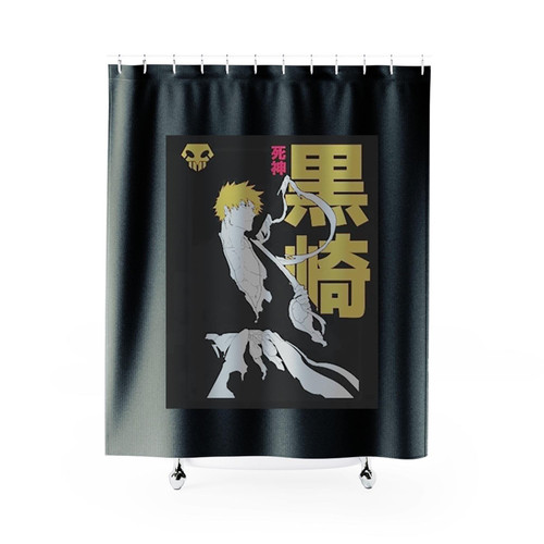 Ichigo Kurosaki Bleach Anime Shower Curtains