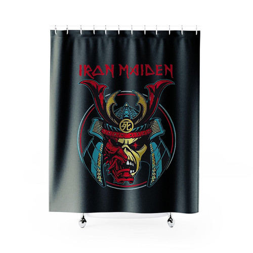 Iron Maiden Senjutsu Warrior Shower Curtains