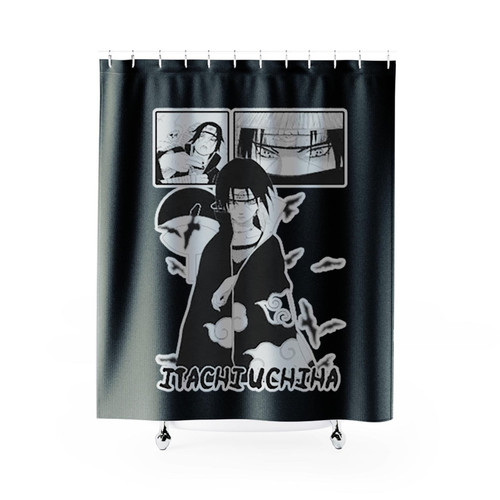 Anime Vintage Crow Ninja Shower Curtains