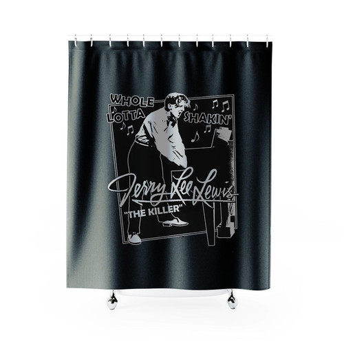 Jerry Lee Lewis Whole Lotta Shakin Shower Curtains