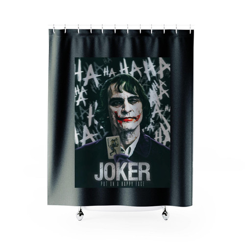 Joaquin Phoenix Joker Movie Shower Curtains