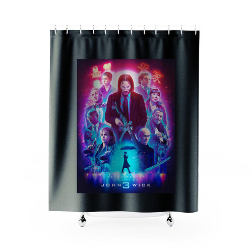 John 3 Wick Shower Curtains